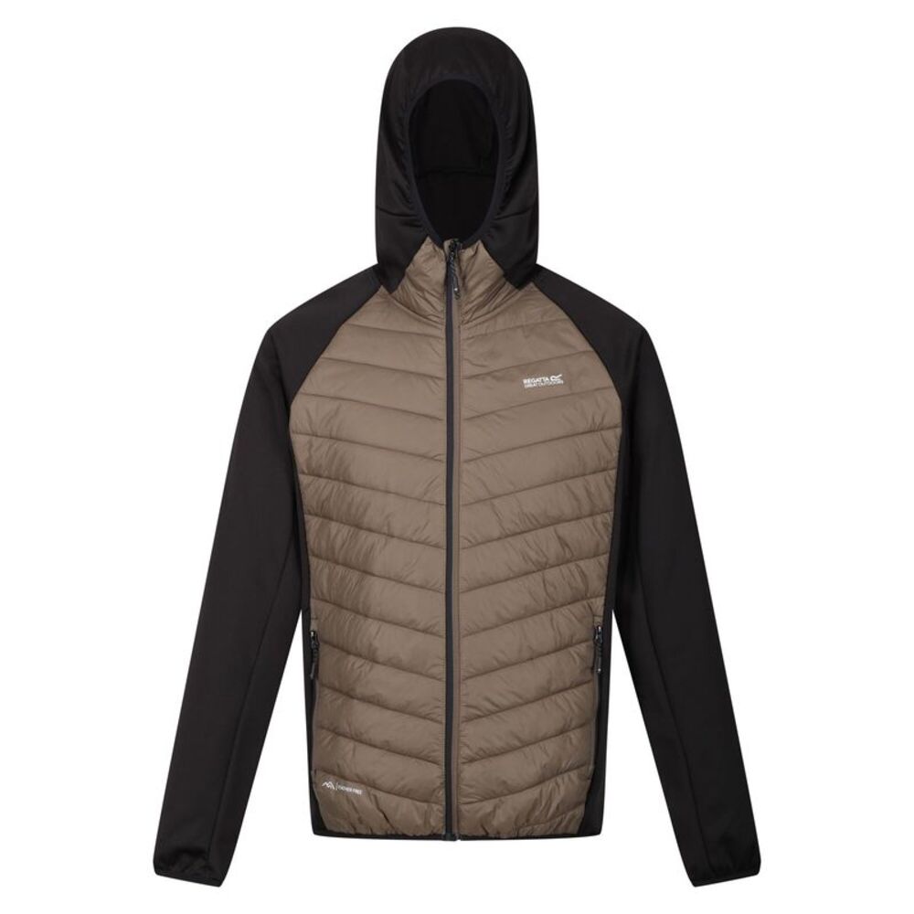 Regatta Mens Andreson VIII Hybrid Jacket / Crocodile/Black